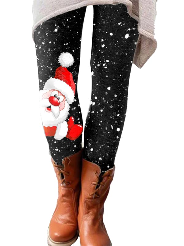 {hw} Juletegneserie Tætsiddende Baselayer Elastisk Udendørs Vinter B B S