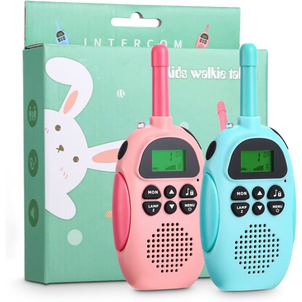 2 kpl lasten walkie-talkie, ladattava walkie-talkie, lapset ulkona