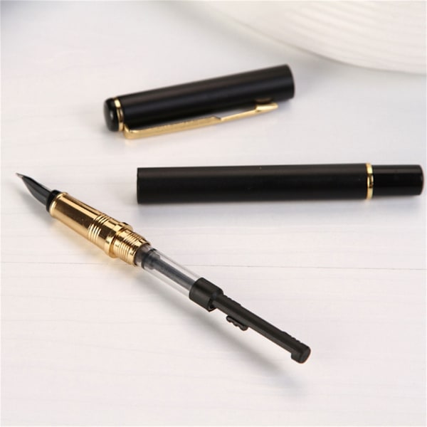 5 stk. fyldepenne Smooth Ink Penne Praktisk signaturpen 0,5 mm Business Penne Skrivepenne Hjemmekontor Skoleartikler