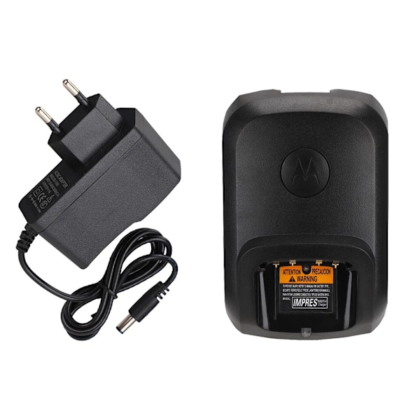 Walkie Talkie-lader 100-240V (EU-kontakt) for Motorola XIR P8268 DP4400 DP4800 DP4801 DEP550