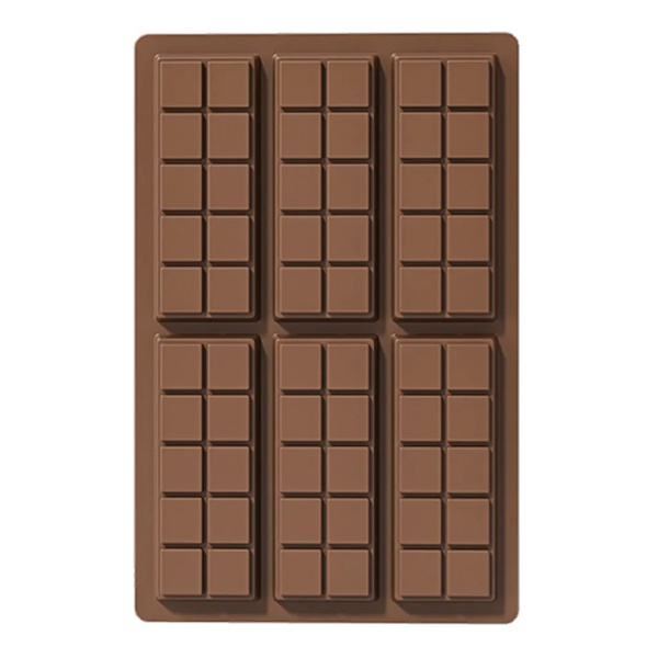 Silikonform til chokoladekage, 60 stykker, brudsikker form, chokoladekage