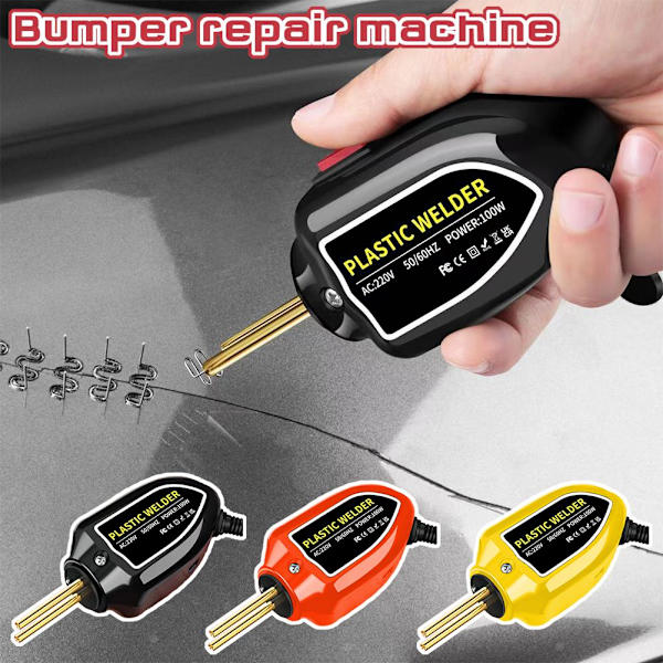 Welder Mini 100W Varmepistol Hot Stapler Plast Svejsemaskine Så red EU one size