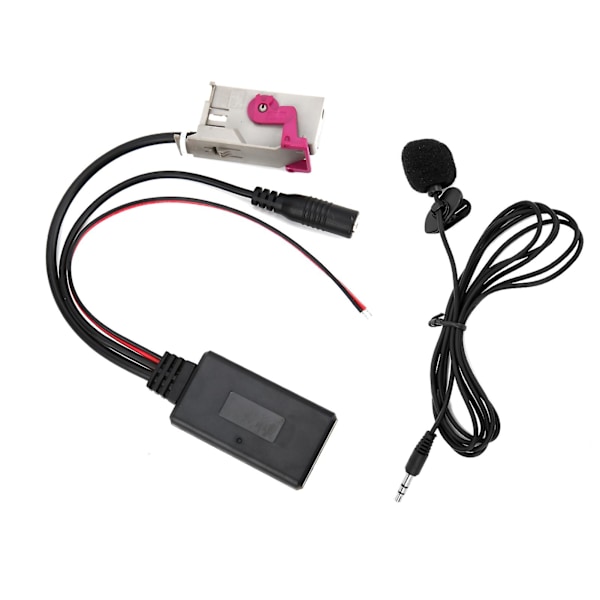 Trådløs mikrofonadapter Bluetooth-modul AUXIN-kabelutskifting for A3 A4 A6 A8 TT R8 RNSE 32-pin DC12V