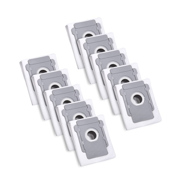 10 Støvsugerposer til iRobot Roomba i7 i7+ i3 i3+ i4 i4+ i6 i6+ j7 j7+ i8 i8+S9 S9+ E5 E6 E7 Pure Base Reservedeler Støvpose Tilbehør
