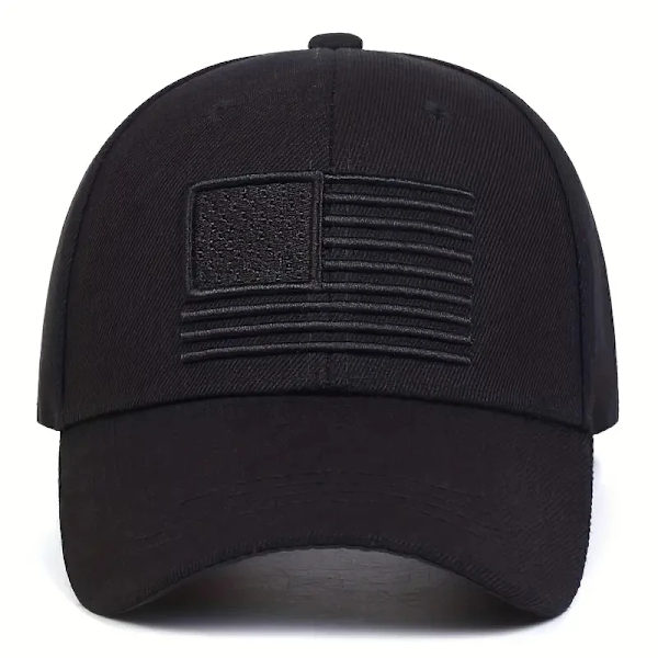 Cap Ben Men Tactical Army Military Dad Hat American USA Flag Hip Hop Hat Sports Trucker Caps black