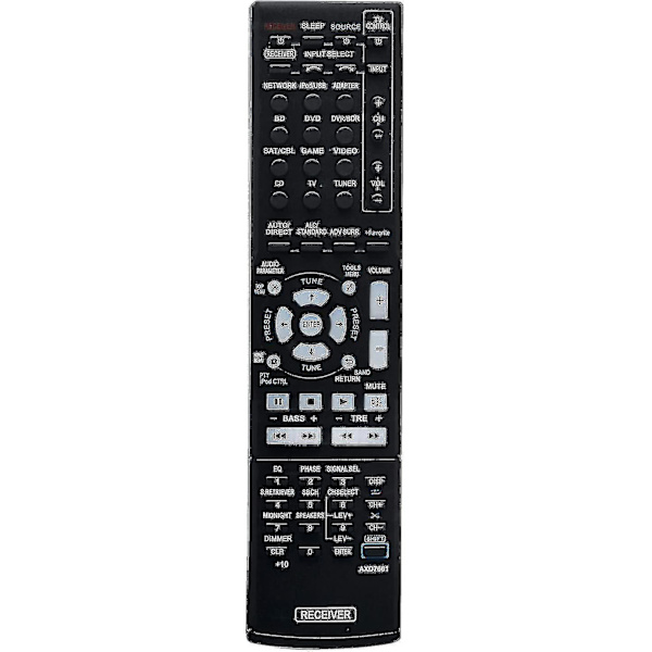 Vinabty kompatibel fjernkontroll Axd7661 kompatibel med Pioneer AV-mottaker Vsx-42 Vsx-819v-k Vsx-921 Vsx-527 Vsx-827 Vsx-422 Vsx-521 Vsx-1019 Vsx-1022 Vs-k