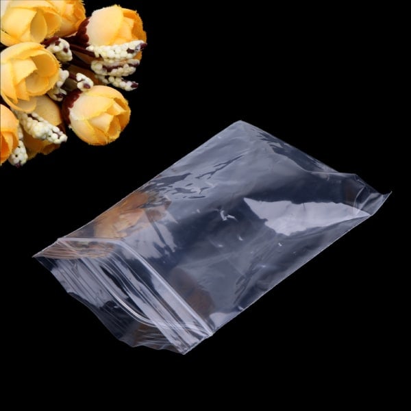 100 kpl uudelleensuljettavia muovisia vetoketjullisia pusseja, kirkas polyeteenipussi 7 cm x 10 cm, korvakorujen pakkausjärjestäjä, lukittava pussi koruille