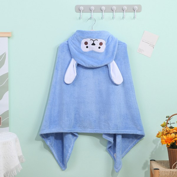Girls' high-quality children's hooded towel, soft cotton, is a lot