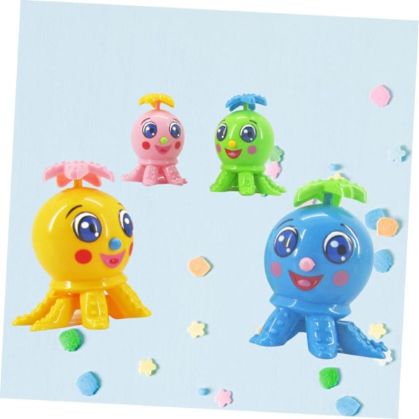 Oktopus Luova Oktopus Leikki Lelun Lapsi Oktopus Piirretty Kellokone Lapsi Lasten