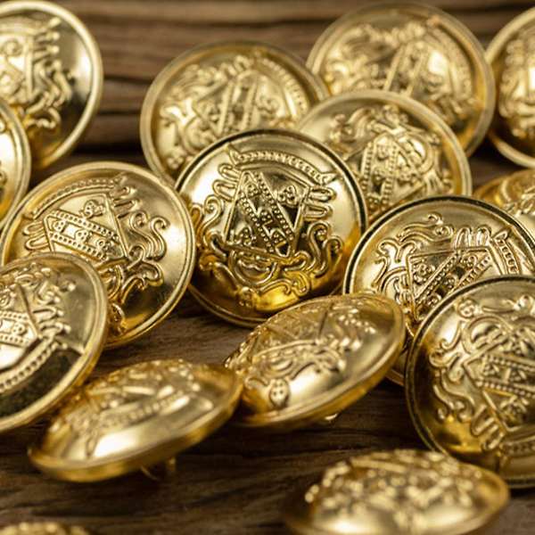 40 st sy knappar Vintage mässingsknappar Presentkläder