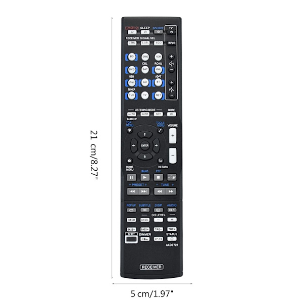 Ny AXD7721 fjärrkontroll för Pioneer AV-receiver VSX44 VSX824 VSX1029K VSX102 4K fjärrkontroller AV hemmabiokontroll