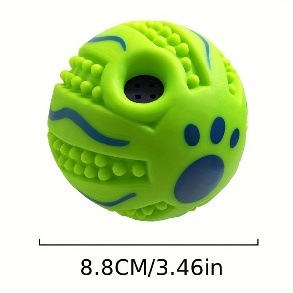 Pet Interactive Giggle Ball Toy, Dog IQ Training Ball Toy 3.46inch