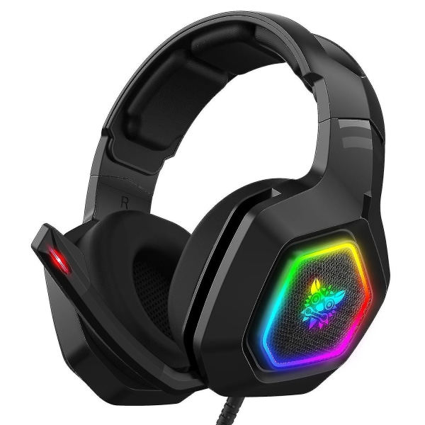 Peli kuulokkeet Peli kuulokkeet Peli RGB valot Langalliset tietokone kuulokkeet