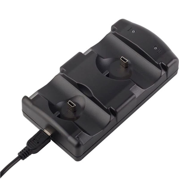 Playstation 3 -ohjaimen lataustelakka lataustelakka 2 in 1 LED-valonäytöllä