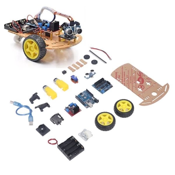 DIY Robot Smart Car Chassis Kit Utviklingskort