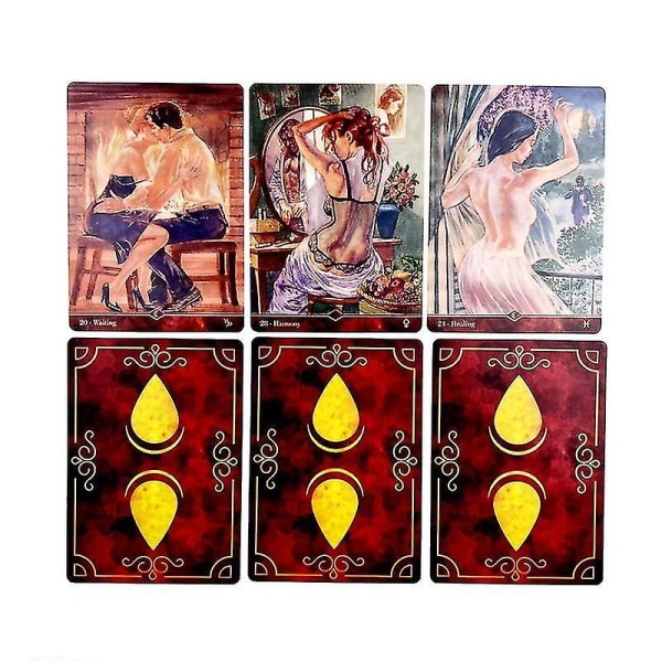 Caraele Tarot Of Sexual Magic Tarot-kortit Englanninkielinen versio Pakka Tarot-pöytäpelit Pelikortit Ennustaminen Lautapeli Oraakkelikortti