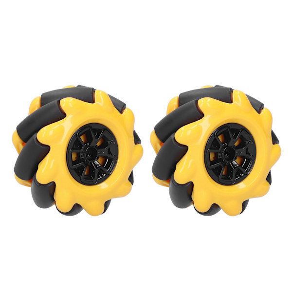 Mecanum-pyörä OmniDirectional Smart Robot Car Parts -lisävarusteet DIY-lelukomponentit 60 mm (1 pari)