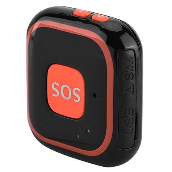 TBEST - GPS Tracker Mini GPS Tracker Locator Barn Personlig SOS Alarm APP Spårning - Svart