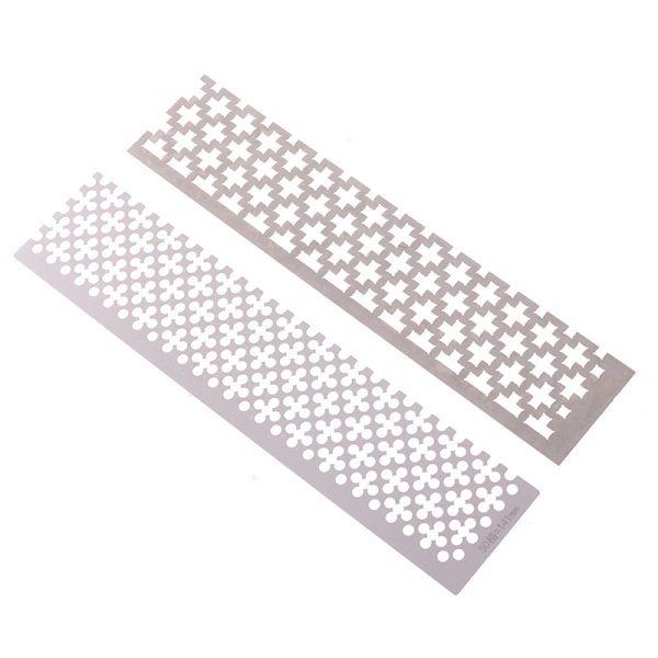 Tegner lineal 5D Diamantmaleri Rustfrit stål prikker Square