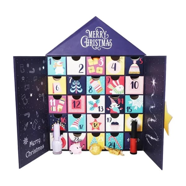 24 Adventskalender Displayboks (Bare Boks) Julegave i Tre