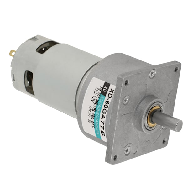 35W Metal Micro DC Motor med justerbar hastighed CW/CCW (12V 5rpm)