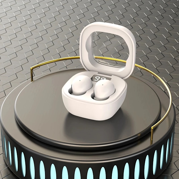 Osynliga Sömn-Hörlurar Trådlösa Bluetooth Hörlurar In-Ear Headset Med Mic Brusreducering HiFi Tung Bas Hörlurar (Vit (Engelsk version)) White (English version)
