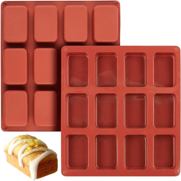 Mini silicone bread molds - (2 pcs)