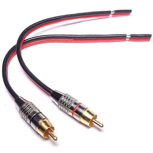 Högtalarkablar till RCA-kontaktadapter, 2-kanals (30 cm)