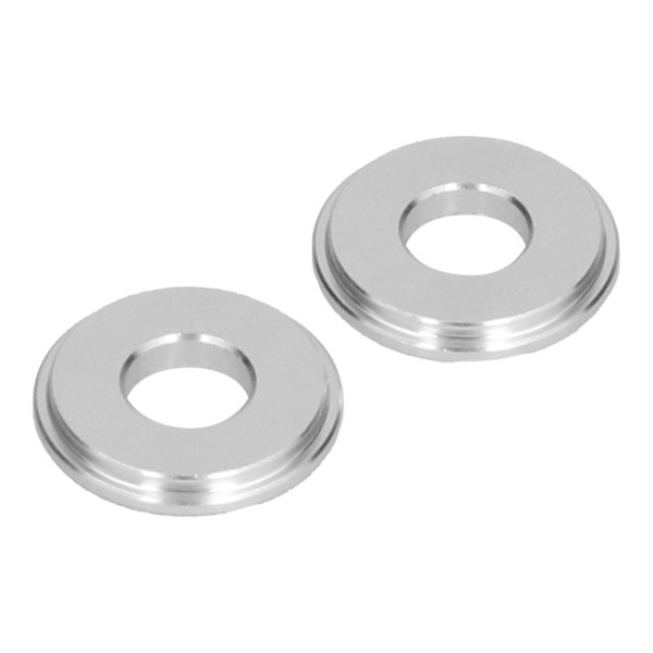20 kpl alumiiniseosesta valmistettuja aluslevyjä, jotka pienentävät reikien kokoa, robotin osia, ulkohalkaisija 14 mm 4904-1025-0014