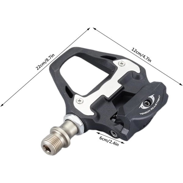 Cykelpedal PD-R8000 Pedaler Racercykel Klickpedaler med SPD-SL R8000 Klampar Pedal SM-SH11 Box Racercykelpedaler Cykel