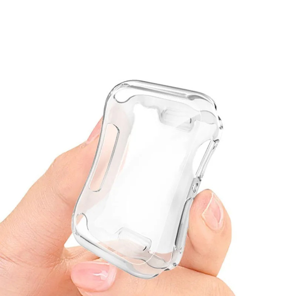 Transparent fodral för Apple Watch 45mm 41mm 44mm 40mm skärmskydd TPU-skydd iWatch Series 8 7 SE 6 5 4 tillbehör 1 st 1 pc 40mm