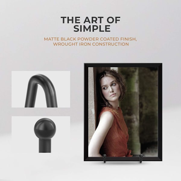 Pladestel til udstilling - Pladeholder Display stand + Metal