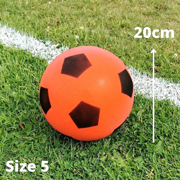 Fun Sport 20cm Football | Indoor/outdoor Football with soft sponge foam | Play many games for hours of fun | Suitable for adults, Bo