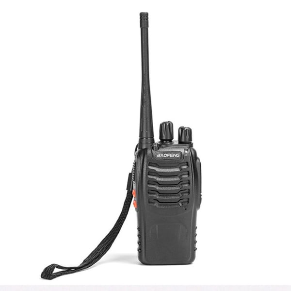 Trådlös kommunikationsradio, regnsäker, uppladdningsbar, långdistans, walkie-talkie, högtalartelefoner med mikrofon, fjärrkontroll