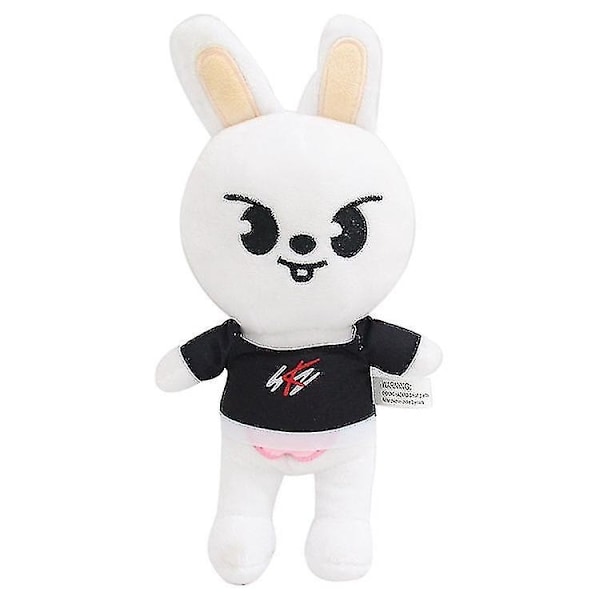 20cm Skzoo Stray Kids Plys Legetøj Leeknow Hyunjin Dukke Barn Voksen - Perf-WELLNGS white rabbit