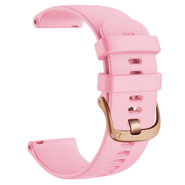 Nahkainen älykello ranneke HUAWEI WATCH GT 4 41mm/Garmin Venu 3S/Venu 2S rannekoru ruusukullan väri 18mm rannekoru ranneke Silikoni pinkki Silicone pink Forerunner 255S 265S