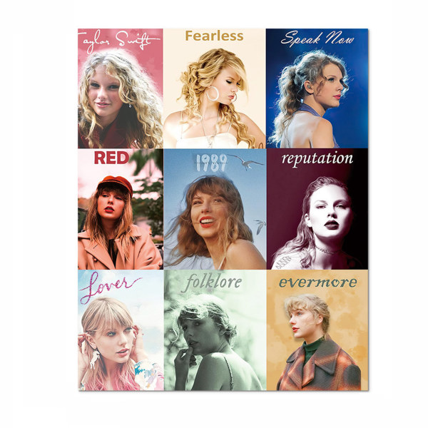 Sanger Taylors Swifts plakat til personliggørelse af hængende pynt - Perfekt gave til Swifties C