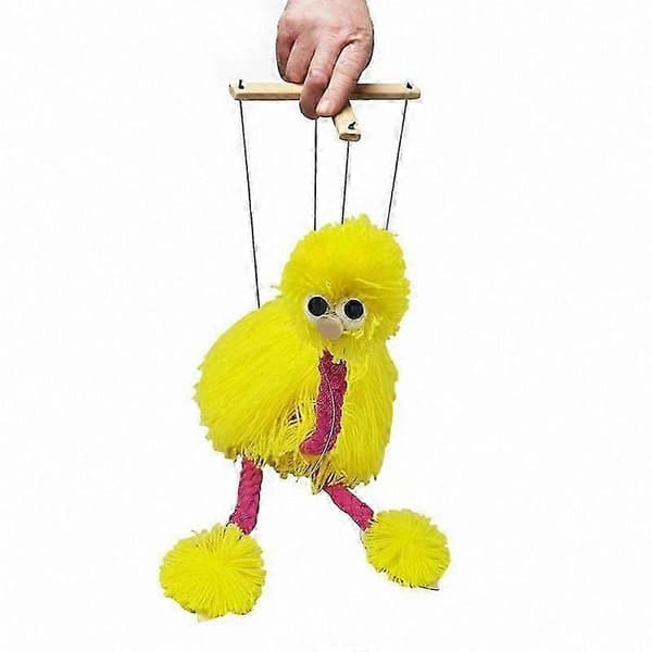 String Puppet Strutsedukke Leke for Interaktiv Lek Mellom Foreldre og Barn (h) Green