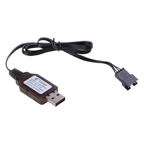 7,4V batteri SM-4P USB-kabeloplader RC kraftig båd speedbåd R/C legetøj
