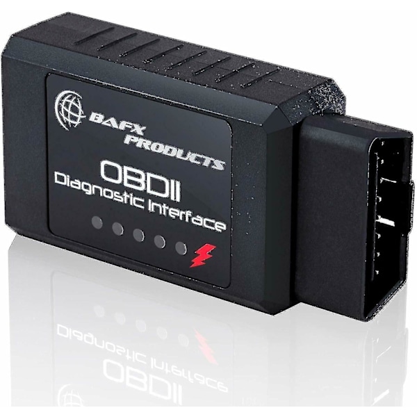 Bafx Products - Bluetooth Obd2 Obdii Car Diagnostic Code Reader Scanner Tool