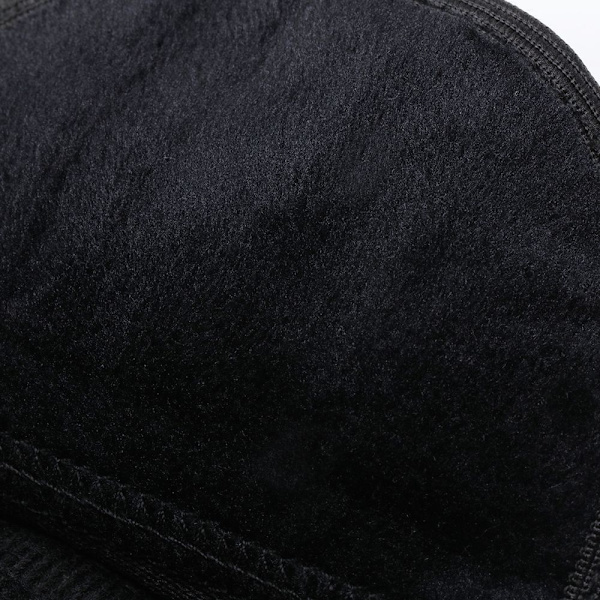 2 stk. Mænds Midaldags Cap med Vindtæt Øreklapper SORT&BLÅ - Perfet black&blue