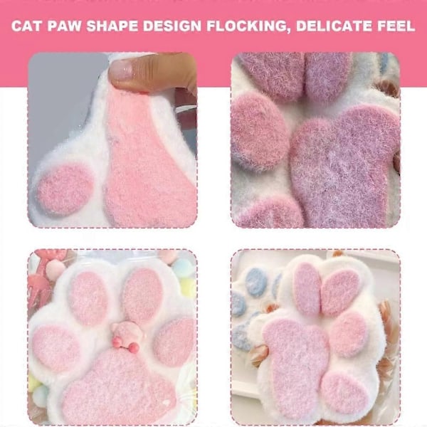 Håndlavet Taba Squishy Stor Kat, Gigant Paw Squishy til Voksne Børn - Perfekt pink