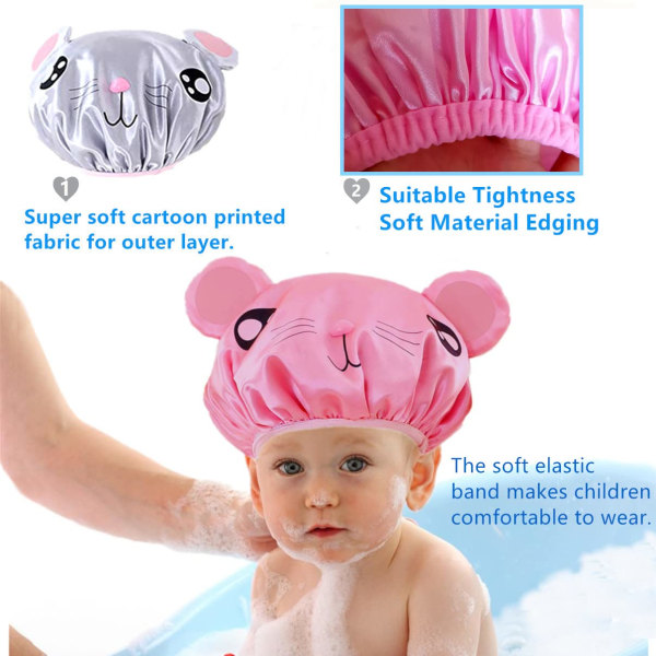 PCS dusjhetter for barn dusjhetter for jenter cap barn