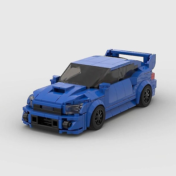 Lego Speed Champions Subaru WRX STI Rallykilpa-urheiluautoajoneuvojen rakennuspalikat Oppimislelut pojille lahjaksi Db
