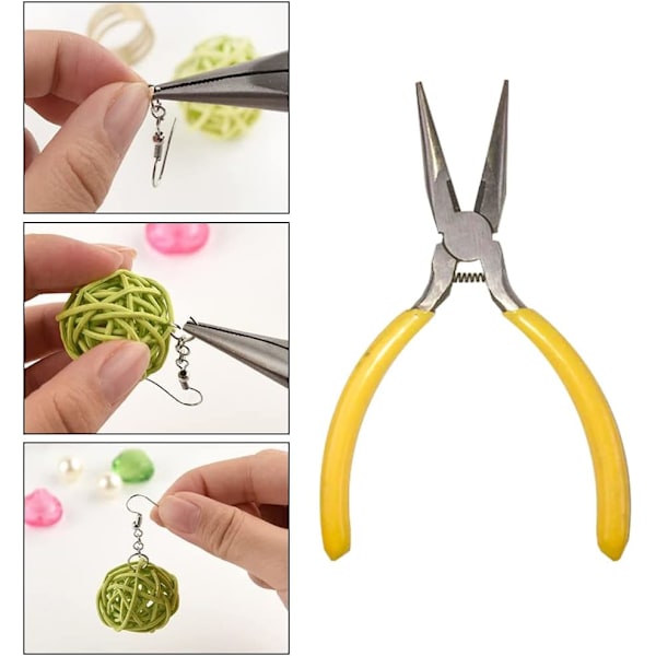 Multifunksjonell smykkepliers, smykkepliers, flat poin