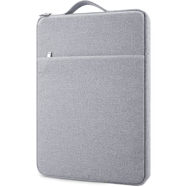 13 tums laptopfodral Vattentät Mjuk Portfölj Väska Skydd för MacBook Air 13 M2 M1 A2681 A2337 A2179(2018-2022)/MacBook Pro 13 M2 M1 A2338 Grå[qb]