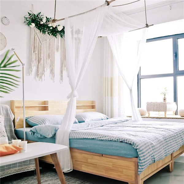 Stilful Vindue Sjal Valance Blød Lys Vindue Gardin Hjem Soveværelse Indretning Sort Black 1.3*5.5M