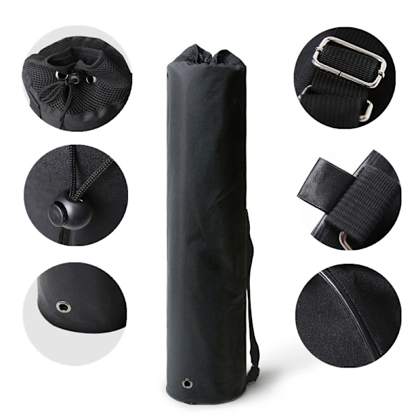 Foldbar vanntett yogamatte oppbevaringspose med justerbar skulderstropp C