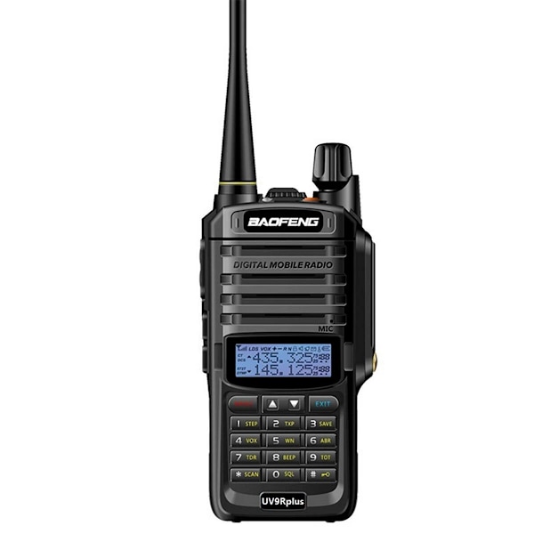 Baofeng UV-9R VHF / UHF Dual Band Walkie Talkie Walkie Talkie black