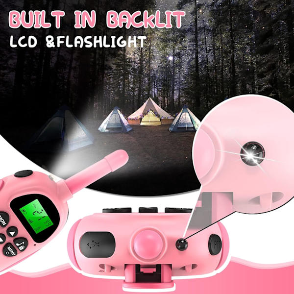 USB-ladattavat lastenpuhelimet 16-kanavaisella 2-suuntaisella radiolla